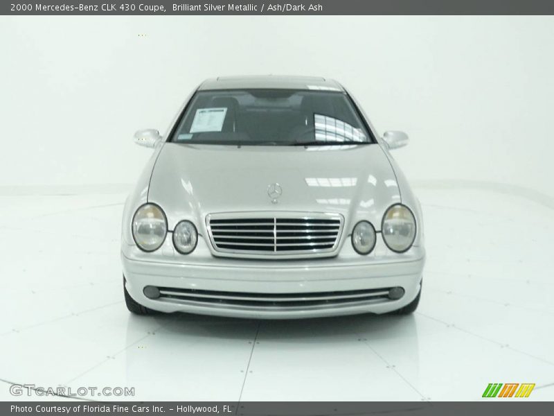 Brilliant Silver Metallic / Ash/Dark Ash 2000 Mercedes-Benz CLK 430 Coupe