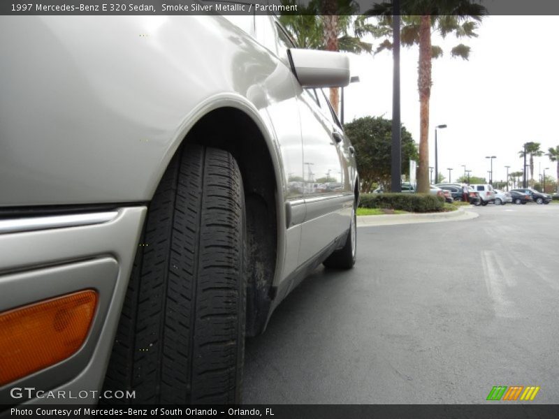 Smoke Silver Metallic / Parchment 1997 Mercedes-Benz E 320 Sedan