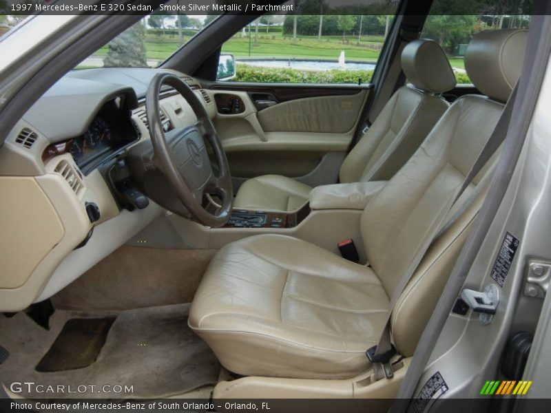 Smoke Silver Metallic / Parchment 1997 Mercedes-Benz E 320 Sedan