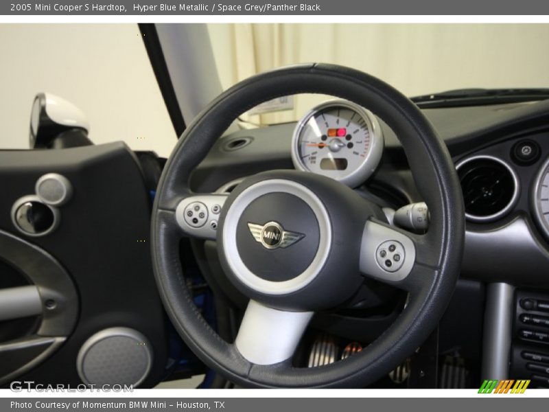 Hyper Blue Metallic / Space Grey/Panther Black 2005 Mini Cooper S Hardtop