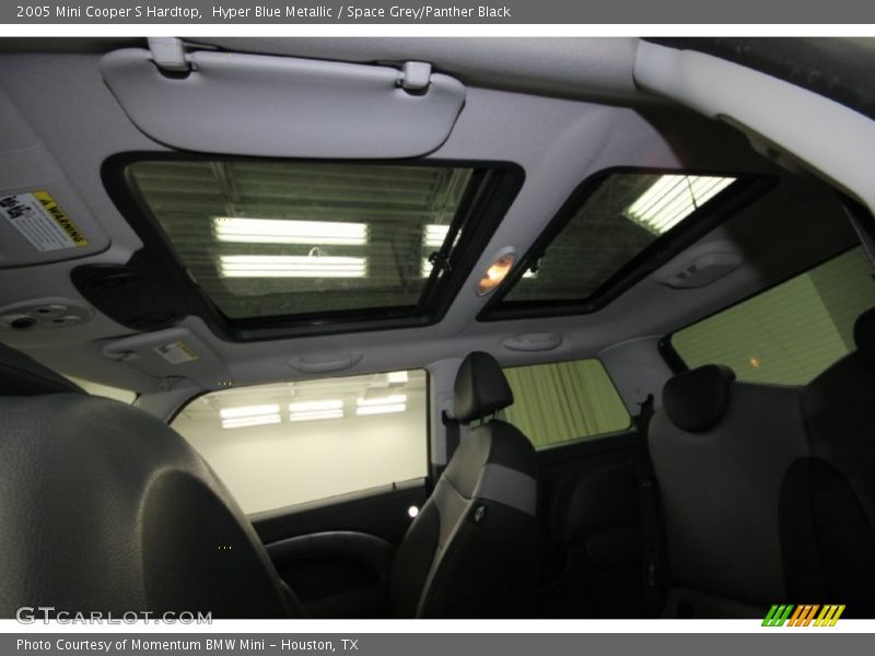 Hyper Blue Metallic / Space Grey/Panther Black 2005 Mini Cooper S Hardtop