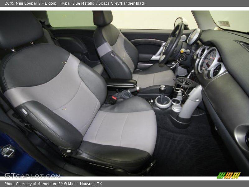 Hyper Blue Metallic / Space Grey/Panther Black 2005 Mini Cooper S Hardtop