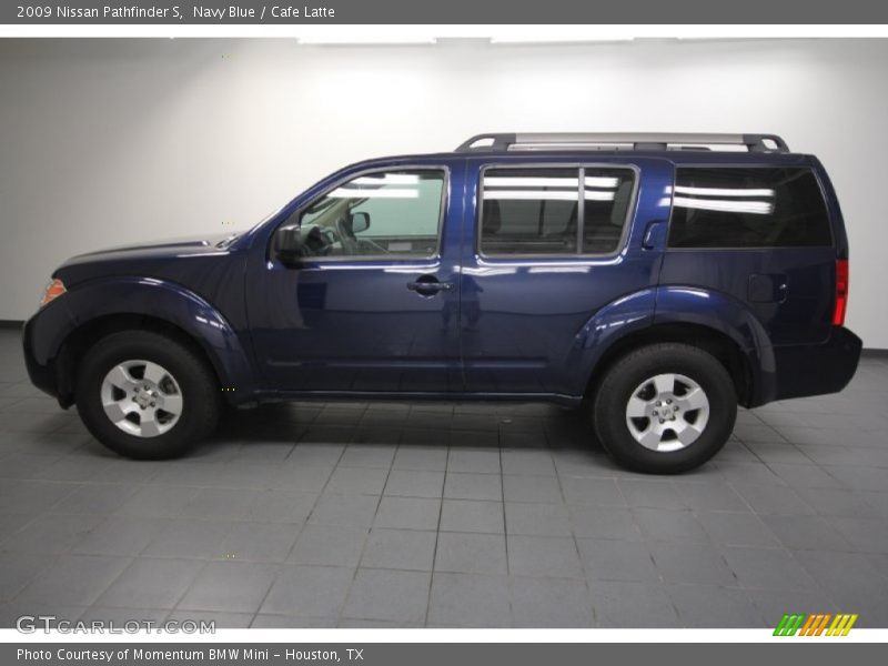 Navy Blue / Cafe Latte 2009 Nissan Pathfinder S