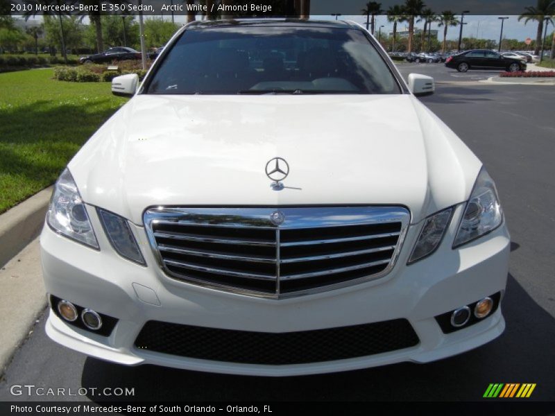 Arctic White / Almond Beige 2010 Mercedes-Benz E 350 Sedan