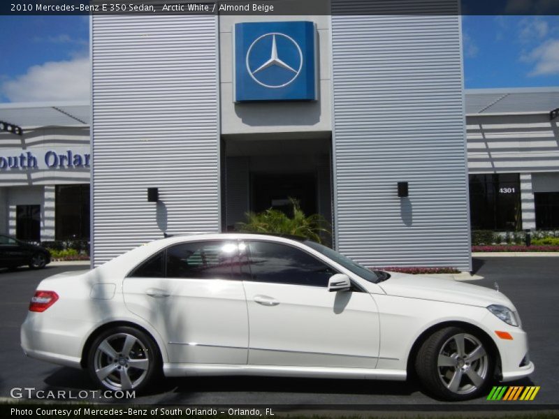 Arctic White / Almond Beige 2010 Mercedes-Benz E 350 Sedan