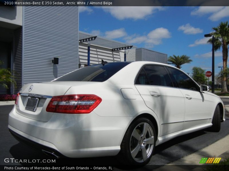 Arctic White / Almond Beige 2010 Mercedes-Benz E 350 Sedan