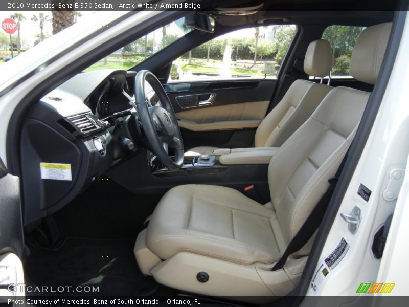 Arctic White / Almond Beige 2010 Mercedes-Benz E 350 Sedan
