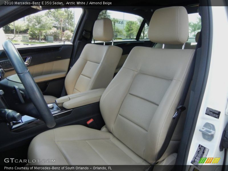 Arctic White / Almond Beige 2010 Mercedes-Benz E 350 Sedan