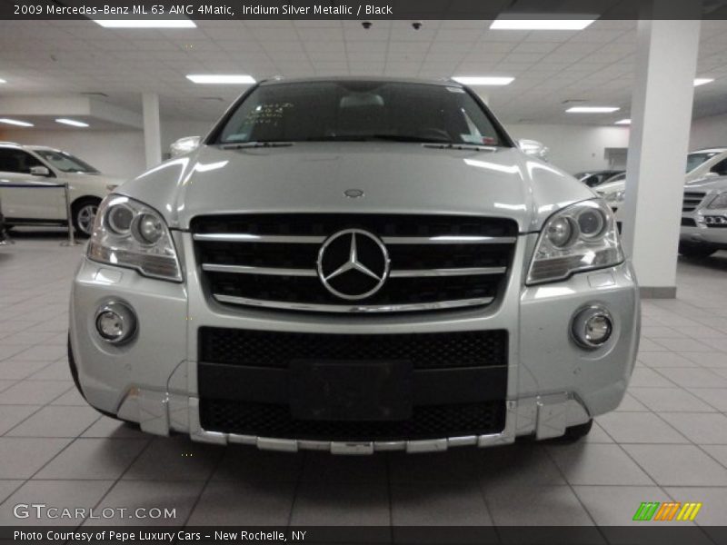 Iridium Silver Metallic / Black 2009 Mercedes-Benz ML 63 AMG 4Matic
