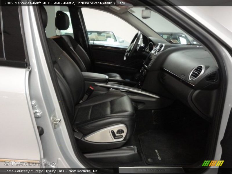 Iridium Silver Metallic / Black 2009 Mercedes-Benz ML 63 AMG 4Matic