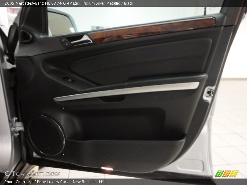 Iridium Silver Metallic / Black 2009 Mercedes-Benz ML 63 AMG 4Matic