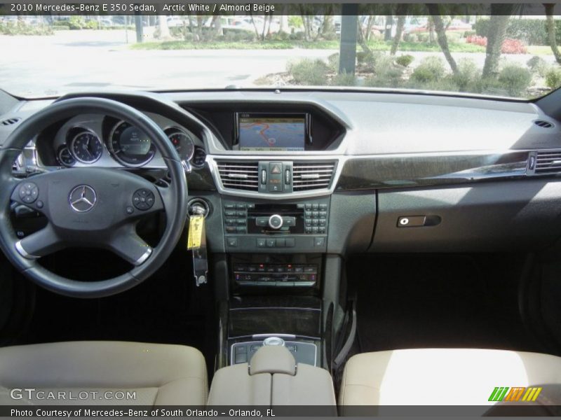 Arctic White / Almond Beige 2010 Mercedes-Benz E 350 Sedan