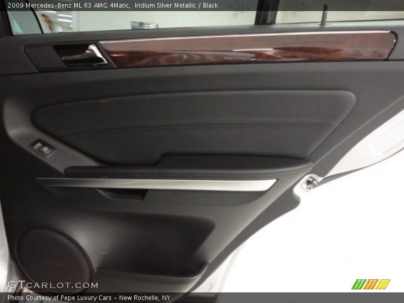 Iridium Silver Metallic / Black 2009 Mercedes-Benz ML 63 AMG 4Matic