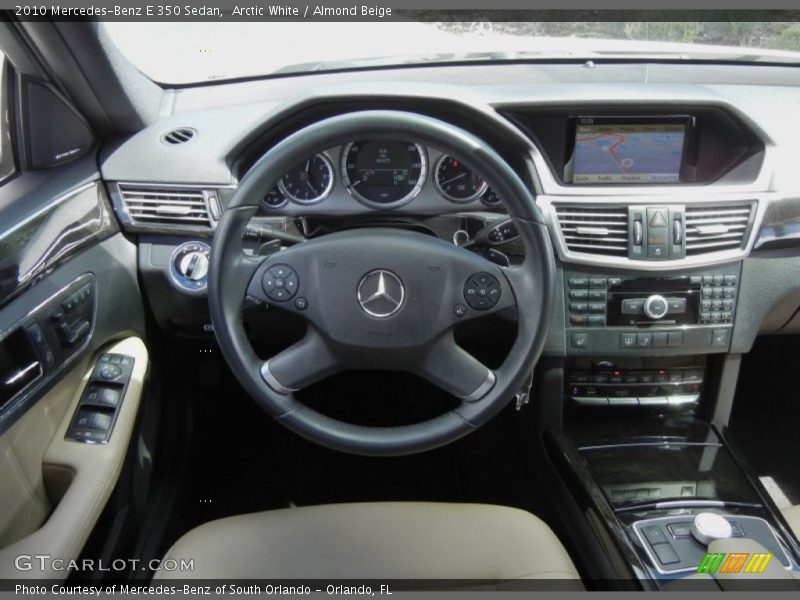 Arctic White / Almond Beige 2010 Mercedes-Benz E 350 Sedan