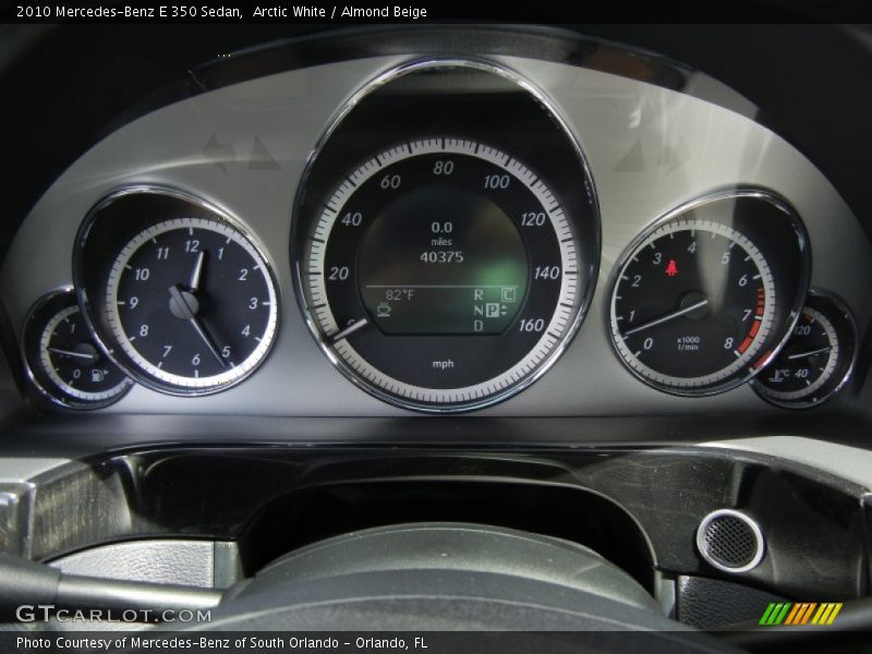 Arctic White / Almond Beige 2010 Mercedes-Benz E 350 Sedan