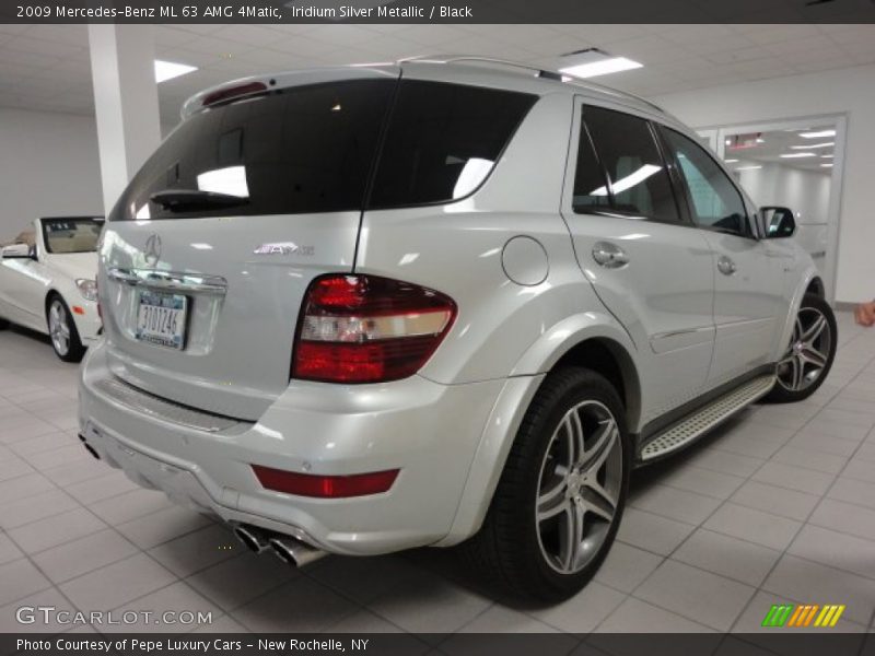 Iridium Silver Metallic / Black 2009 Mercedes-Benz ML 63 AMG 4Matic