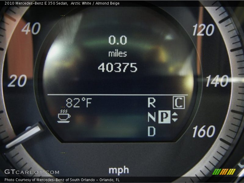 Arctic White / Almond Beige 2010 Mercedes-Benz E 350 Sedan