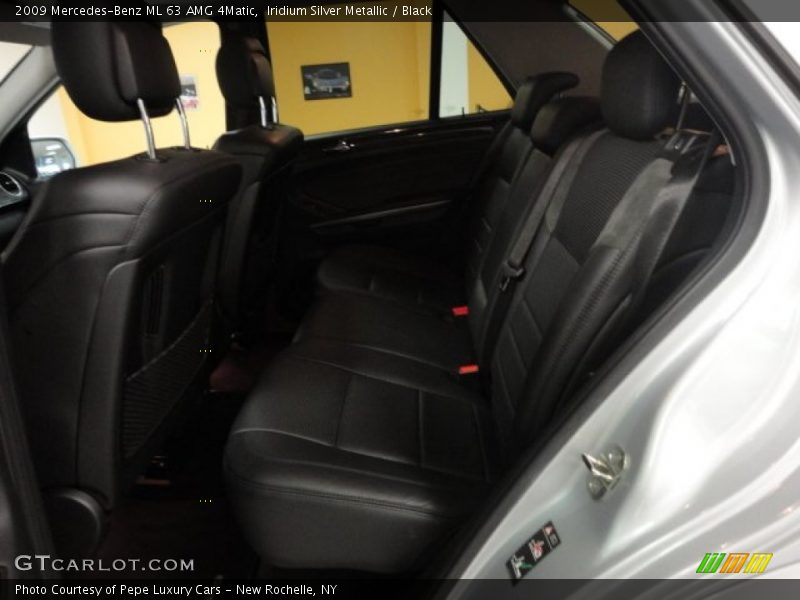 Iridium Silver Metallic / Black 2009 Mercedes-Benz ML 63 AMG 4Matic