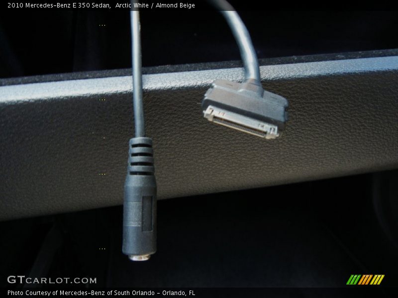 Arctic White / Almond Beige 2010 Mercedes-Benz E 350 Sedan