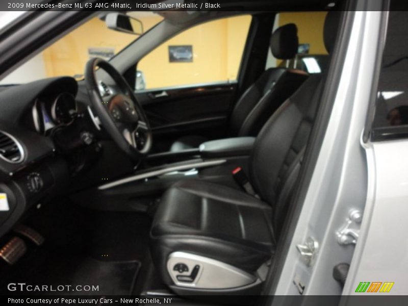 Iridium Silver Metallic / Black 2009 Mercedes-Benz ML 63 AMG 4Matic