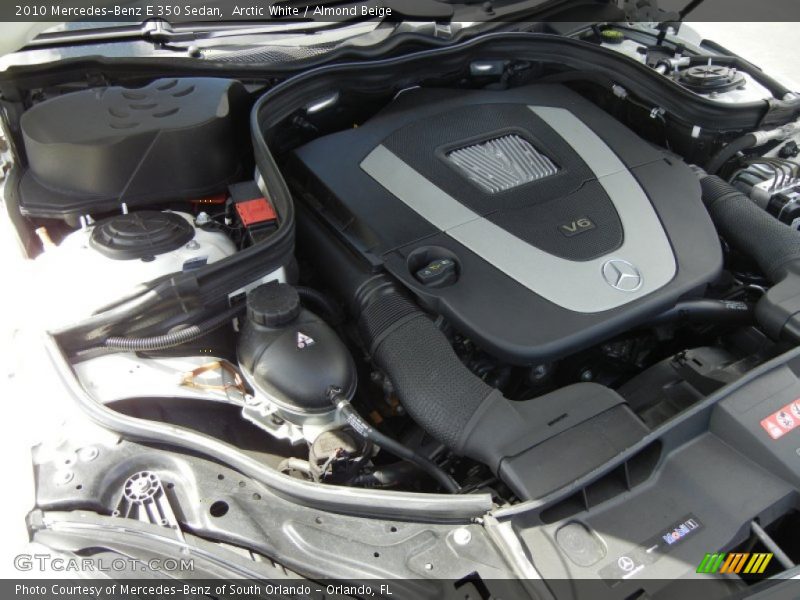 Arctic White / Almond Beige 2010 Mercedes-Benz E 350 Sedan