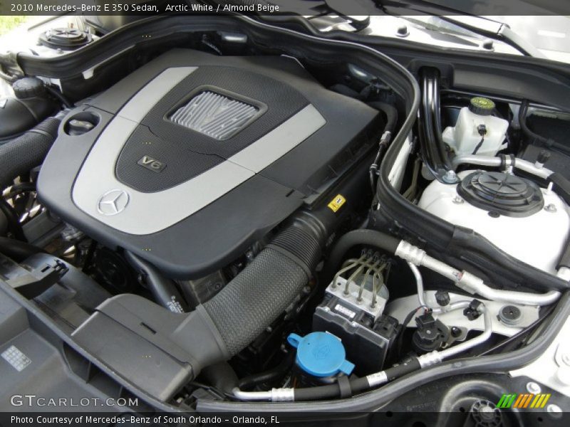Arctic White / Almond Beige 2010 Mercedes-Benz E 350 Sedan