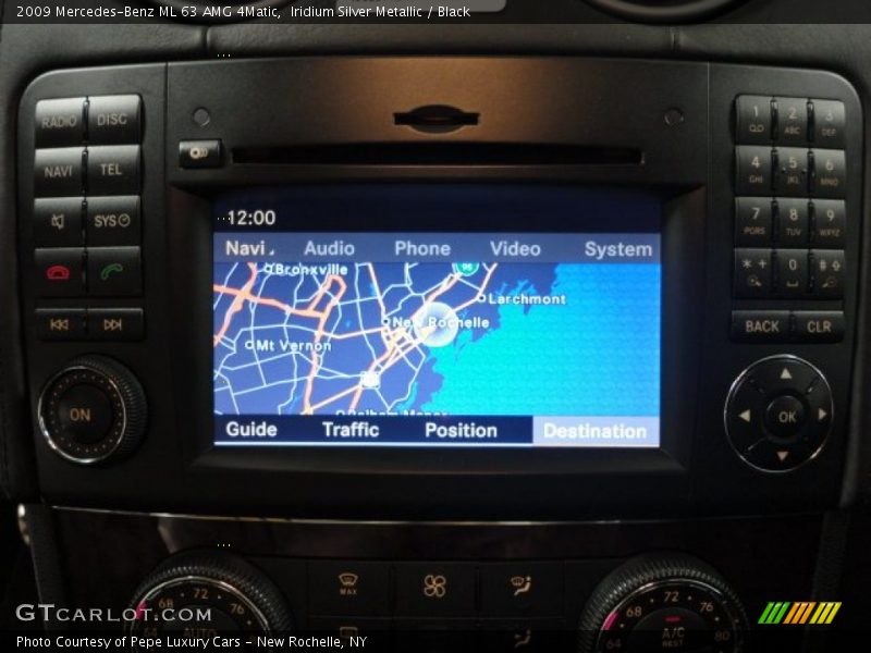 Iridium Silver Metallic / Black 2009 Mercedes-Benz ML 63 AMG 4Matic