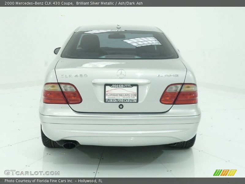 Brilliant Silver Metallic / Ash/Dark Ash 2000 Mercedes-Benz CLK 430 Coupe