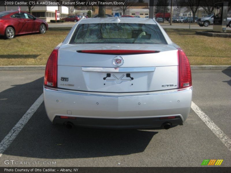 Radiant Silver / Light Titanium/Ebony 2009 Cadillac CTS 4 AWD Sedan