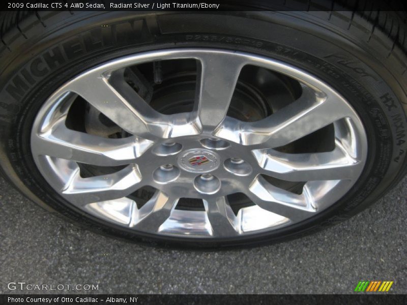 Radiant Silver / Light Titanium/Ebony 2009 Cadillac CTS 4 AWD Sedan