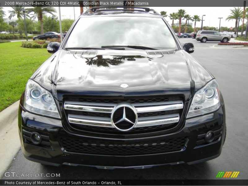 Obsidian Black Metallic / Macadamia 2008 Mercedes-Benz GL 320 CDI 4Matic