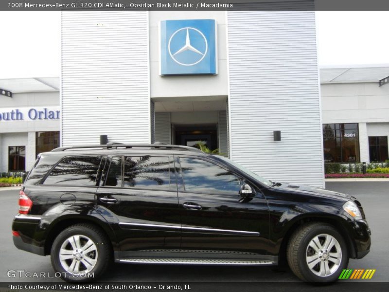 Obsidian Black Metallic / Macadamia 2008 Mercedes-Benz GL 320 CDI 4Matic