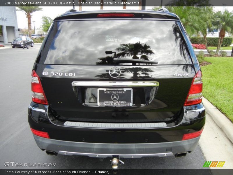 Obsidian Black Metallic / Macadamia 2008 Mercedes-Benz GL 320 CDI 4Matic