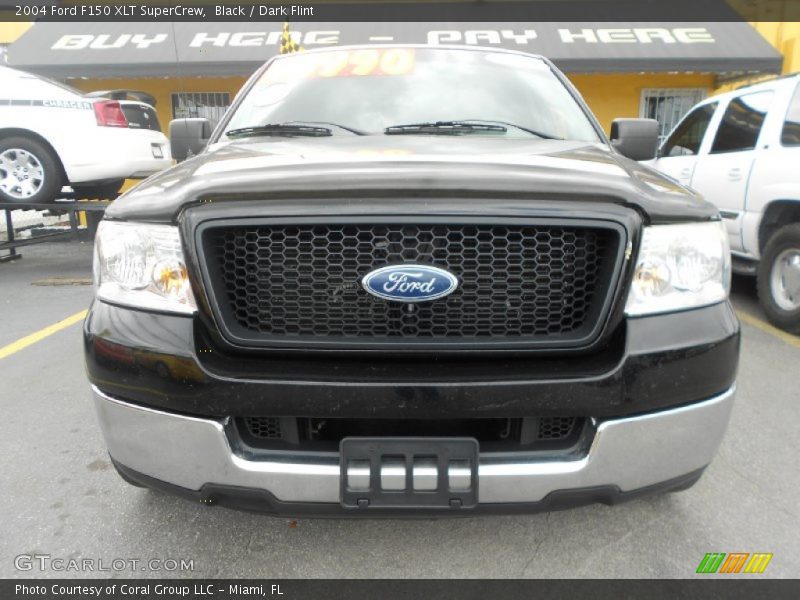 Black / Dark Flint 2004 Ford F150 XLT SuperCrew