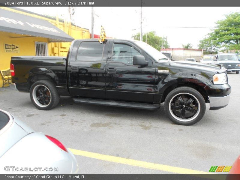 Black / Dark Flint 2004 Ford F150 XLT SuperCrew