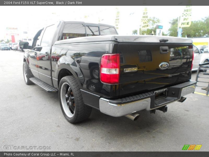 Black / Dark Flint 2004 Ford F150 XLT SuperCrew