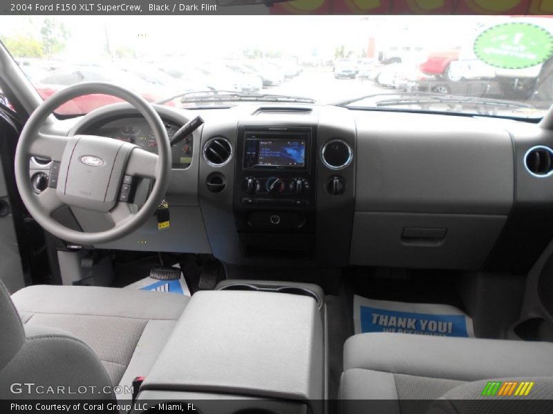 Black / Dark Flint 2004 Ford F150 XLT SuperCrew