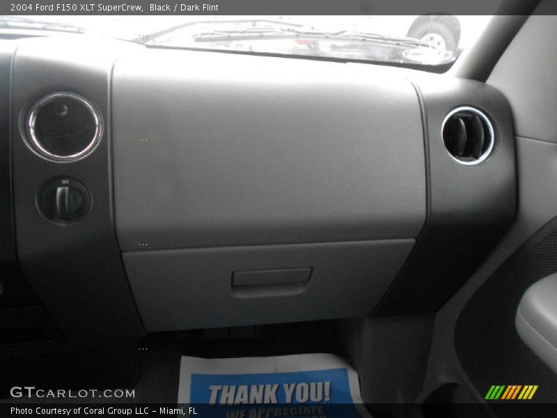 Black / Dark Flint 2004 Ford F150 XLT SuperCrew