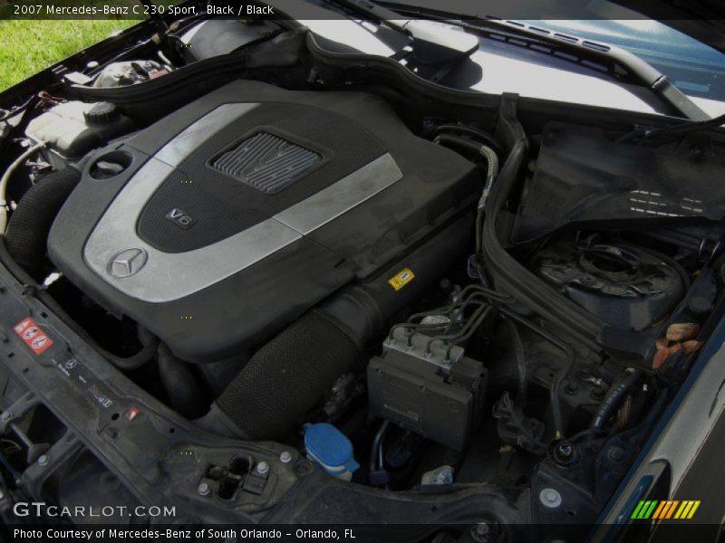 Black / Black 2007 Mercedes-Benz C 230 Sport