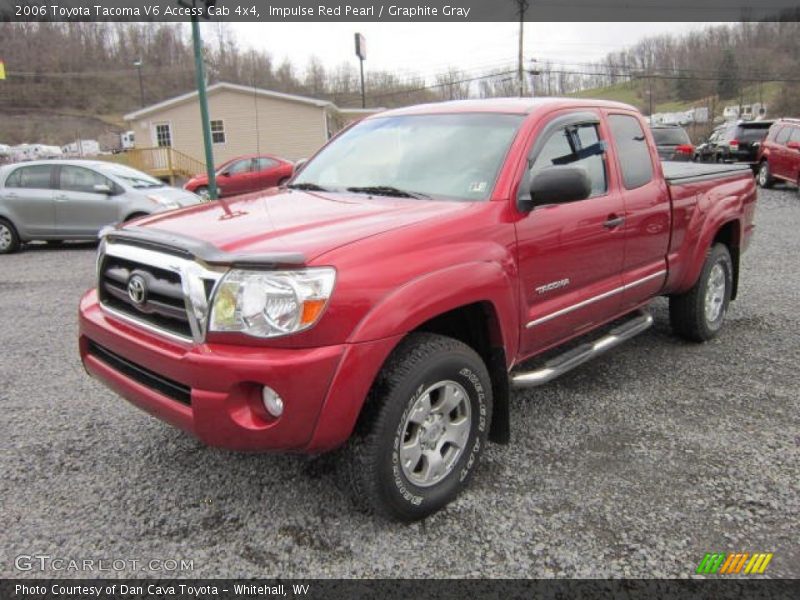 Impulse Red Pearl / Graphite Gray 2006 Toyota Tacoma V6 Access Cab 4x4