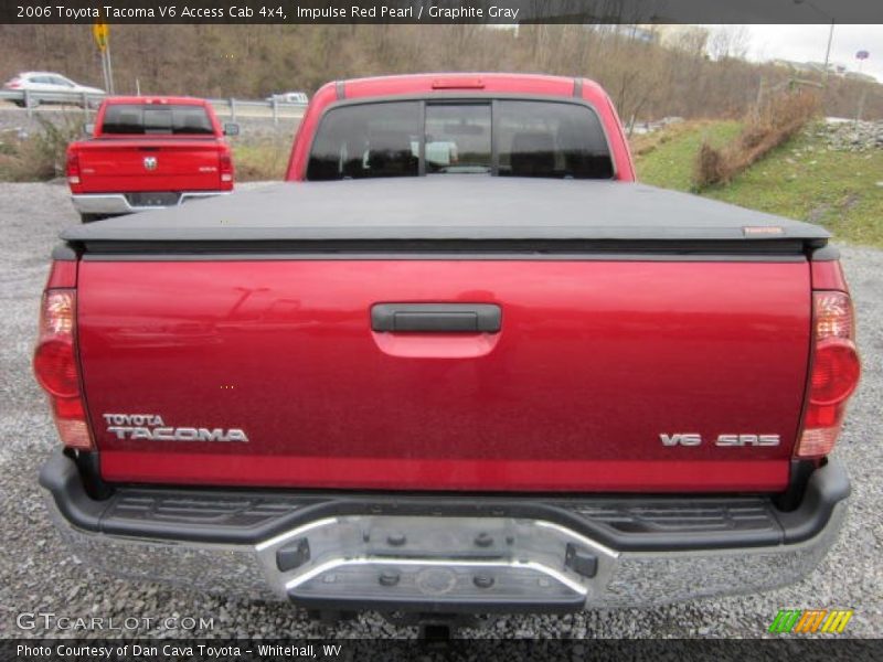 Impulse Red Pearl / Graphite Gray 2006 Toyota Tacoma V6 Access Cab 4x4