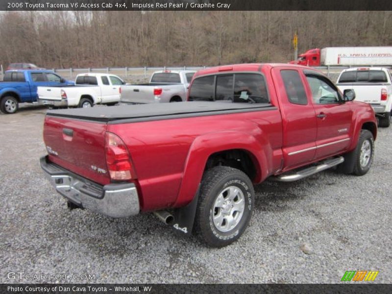Impulse Red Pearl / Graphite Gray 2006 Toyota Tacoma V6 Access Cab 4x4