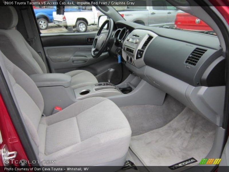 Impulse Red Pearl / Graphite Gray 2006 Toyota Tacoma V6 Access Cab 4x4