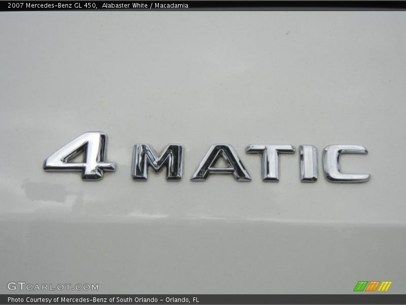 Alabaster White / Macadamia 2007 Mercedes-Benz GL 450