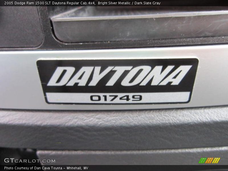 Info Tag of 2005 Ram 1500 SLT Daytona Regular Cab 4x4