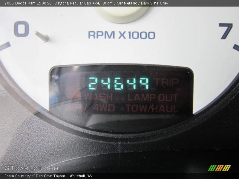 Bright Silver Metallic / Dark Slate Gray 2005 Dodge Ram 1500 SLT Daytona Regular Cab 4x4