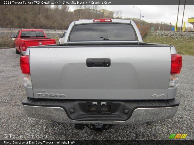 Silver Sky Metallic / Graphite Gray 2011 Toyota Tundra TRD CrewMax 4x4