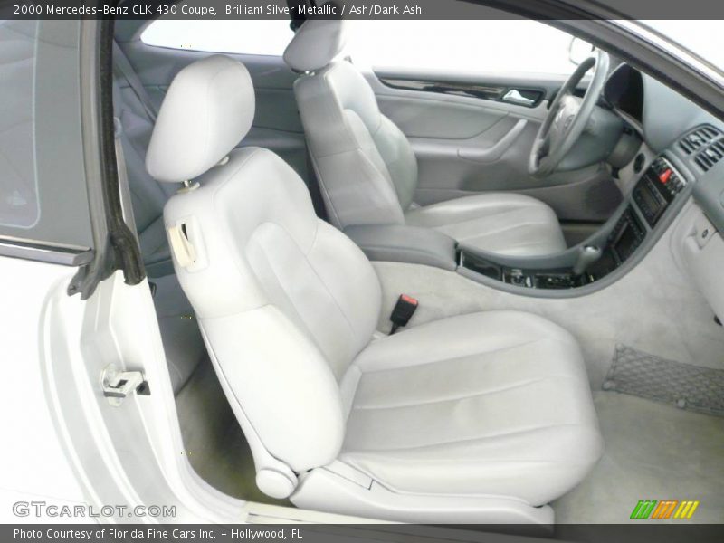 Brilliant Silver Metallic / Ash/Dark Ash 2000 Mercedes-Benz CLK 430 Coupe