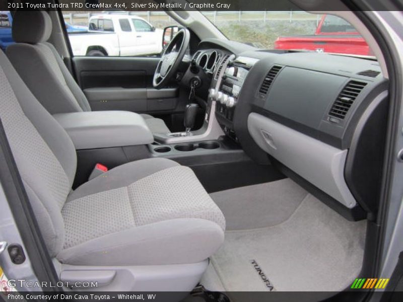 Silver Sky Metallic / Graphite Gray 2011 Toyota Tundra TRD CrewMax 4x4