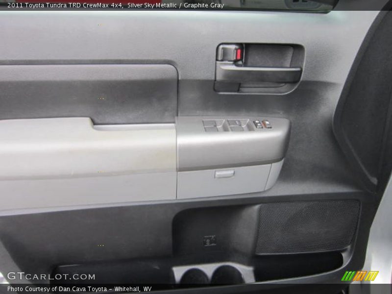 Silver Sky Metallic / Graphite Gray 2011 Toyota Tundra TRD CrewMax 4x4